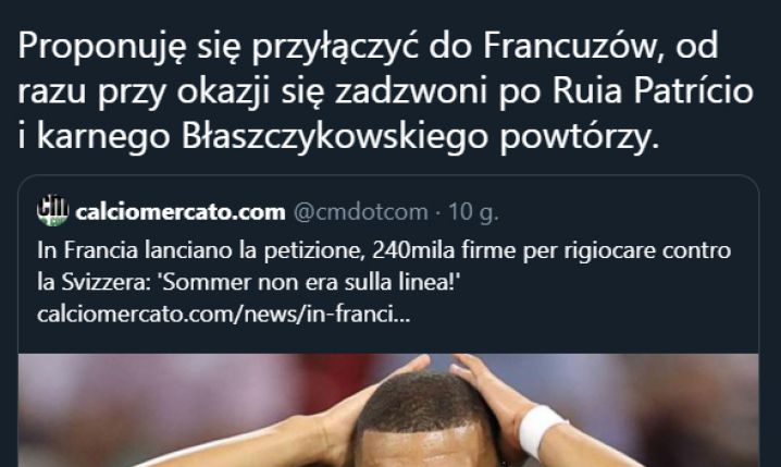 Specjalna PETYCJA kibiców z Francji! :D